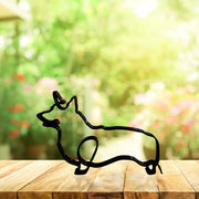 Minimalist Dog Statue Sculpture | Elegant Art and Functionality in One