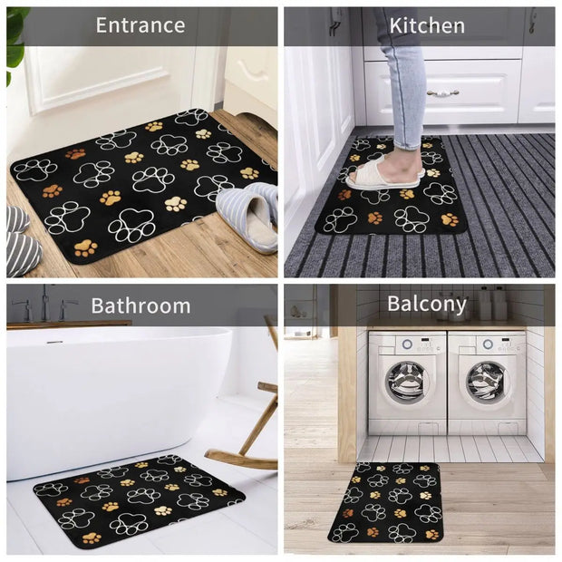 PawPrint Welcome Mat - Stylish & Comfortable Home Accent