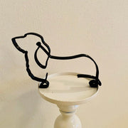 Minimalist Dog Statue Sculpture | Elegant Art and Functionality in One